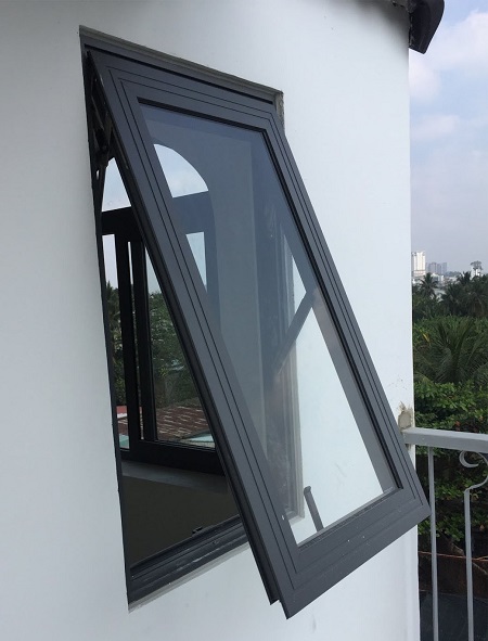 Cửa nhôm xingfa Đà Nẵng cua so mo hat 1 canh